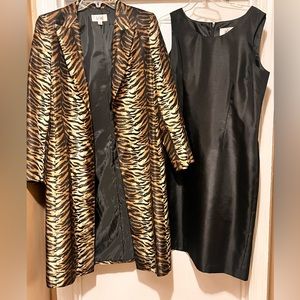 Women’s coat and dress. Size 12